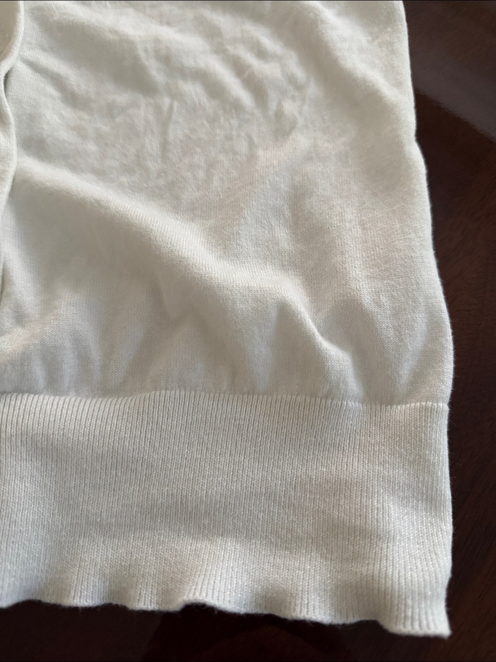 J. Crew Clare White Crewneck Button-Front Cardigan - Picture 7 of 16